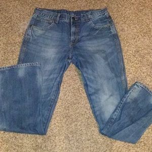 Wrangler retro mens 36x36 slim straight jeans